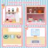 Picture of  HONEY JOY Kids Ice Cream Cart & Shop, Wooden Grocery Store w/Play Food, Vending Machine, Ice Cream Maker, Screen, Dessert Display Stand, Truck - Gift for Boys & Girls (Pink) 