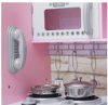 Picture of 484/Deluxe Montessori-Inspired Kitchen Set | Telephone | Chalkboard | Microwave | Realistic Sounds and Accessories | Carnation