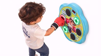 Picture of 495/Chengji Kids' Boxing Game Machine – Indoor Cartoon Graffiti-Style Electronic Sports Boxing Game for Children
