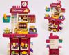 Picture of  Fun Shop Mini Market Playset | Kids Pretend Play Shopping Counter with Basket, Cash Register & Snack Shelves | Compact Grocery Store Toy 
