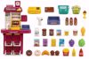 Picture of  Fun Shop Mini Market Playset | Kids Pretend Play Shopping Counter with Basket, Cash Register & Snack Shelves | Compact Grocery Store Toy 