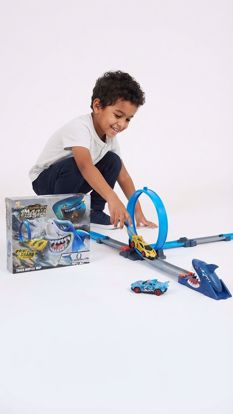 Picture of  Race Track Toy Set with 360° Loop, Launch Pad & Diecast Alloy Car for Kids 