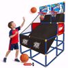 Picture of  Giantex Arcade Basketball Hoop for Kids - Indoor Outdoor 2 Player Dual Shot Basketball Arcade Game with 4 Balls and Ball Pump, Great Gift for Boys and Girls + 